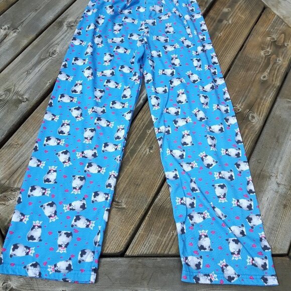 Girls Large Princess Kitty Cat Pajama Pants - Picture 2 of 3